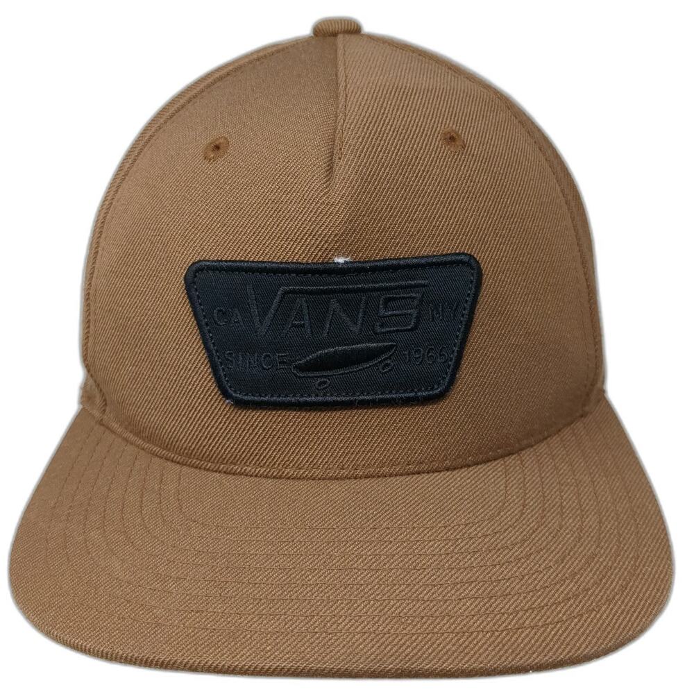 Vans 5 Panel Hat Brown One Size Snapback Flat Brim Skateboard Logo Skate